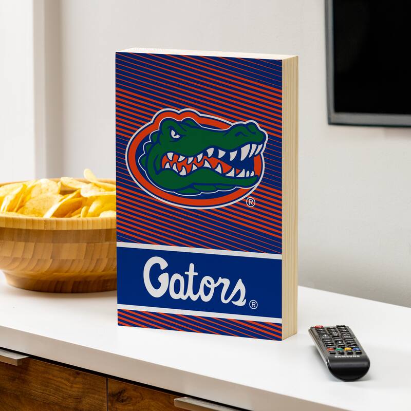 University of Florida Wooden Tabletop Mantel Shelf Sign - 8" x 12"