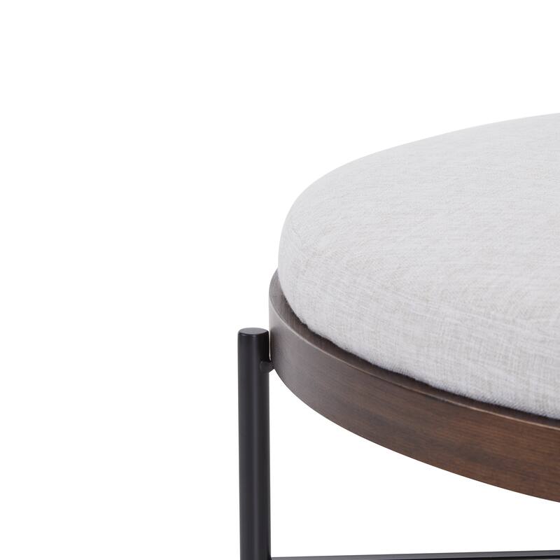 Christopher Knight Home - Sunfay Round Cocktail Ottoman for Modern Living Spaces