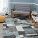 preview thumbnail 47 of 54, World Rug Gallery Distressed Modern Boxes Plush Shag Area Rug