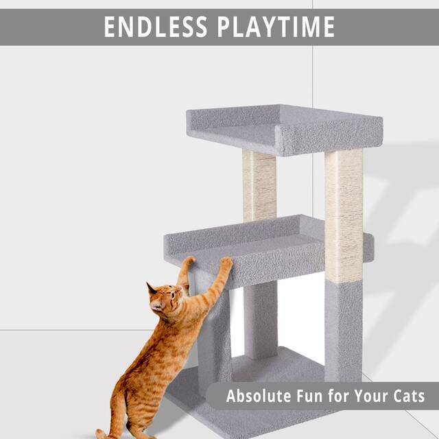 Lulu Large Cat Tree Tower, Multi-Level Kitten Tower