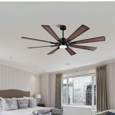 AeroBlade 72" 8-Blade 6-Speed Ceiling Fan with LED Light