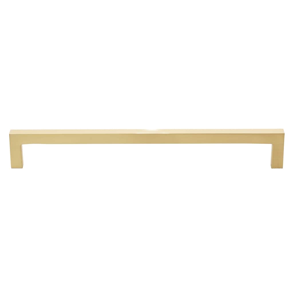GlideRite 8.75 Inch Center to Center Solid Square Bar Pull Champagne Gold - 21683-224-CHPG