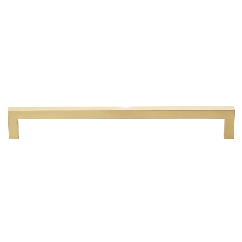 GlideRite 8.75 Inch Center to Center Solid Square Bar Pull Champagne Gold - 21683-224-CHPG