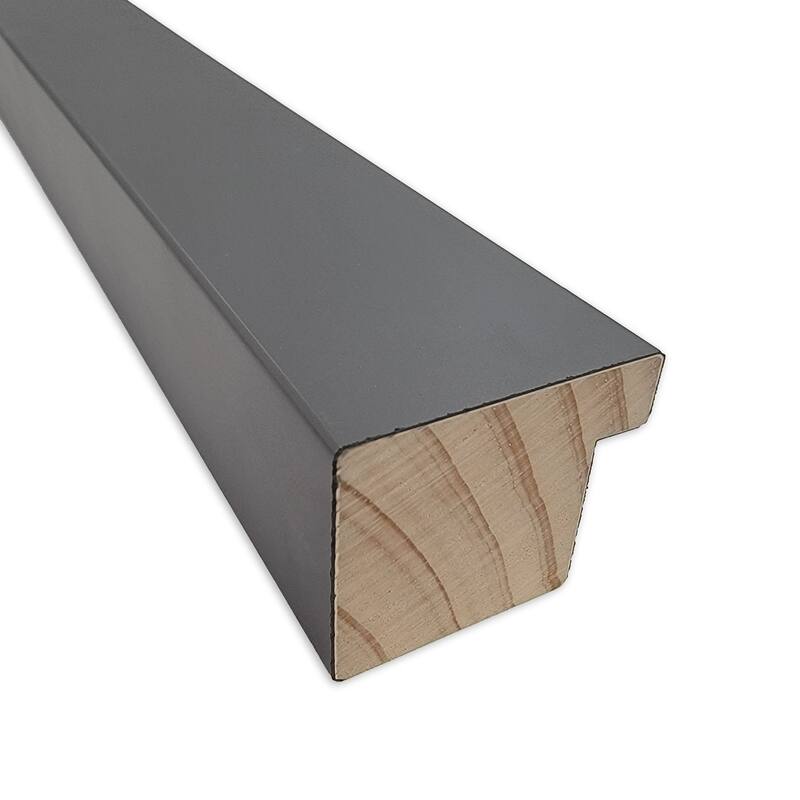 Edwin Grey Wood Framed Grey Corkboard Bulletin Board