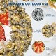 preview thumbnail 2 of 5, 36in Large Prelit Christmas Wreath with LED Lights, Snow Flocked Winter Wreath for Door, Fireplace, Indoor Outdoor - White