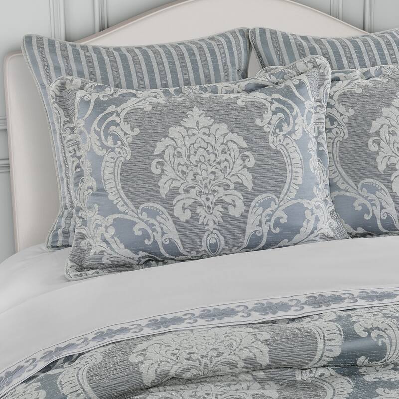 Queensbury Steel Blue Comforter Set