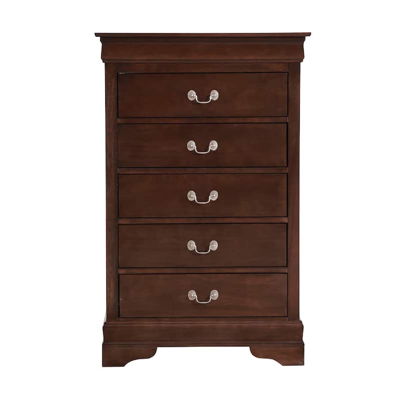 Glory Furniture Louis Phillipe 5 Drawer Chest