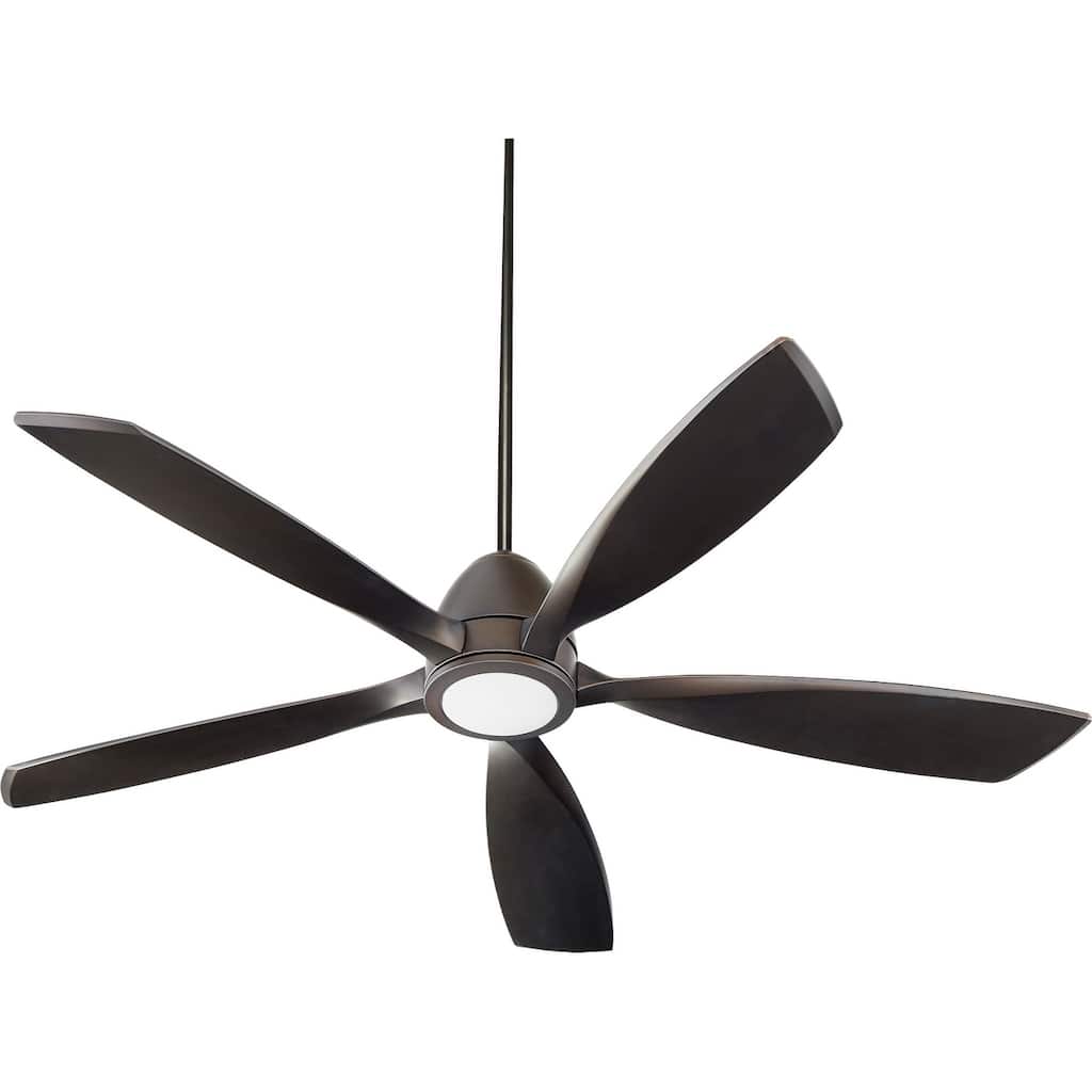Quorum International Holt 56" 5 Blade Indoor DC Ceiling Fan with Light