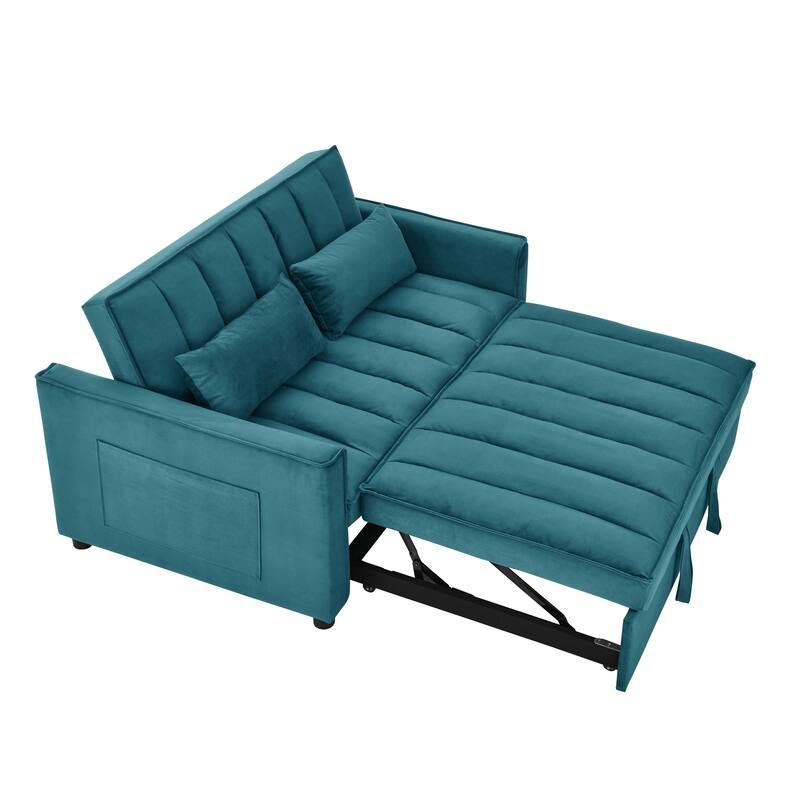 3-in-1 Convertible Pull Out Sleeper Chair Sofa Bed