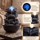 preview thumbnail 52 of 63, Costway Tabletop Water Fountain with Rolling Crystal Ball,
