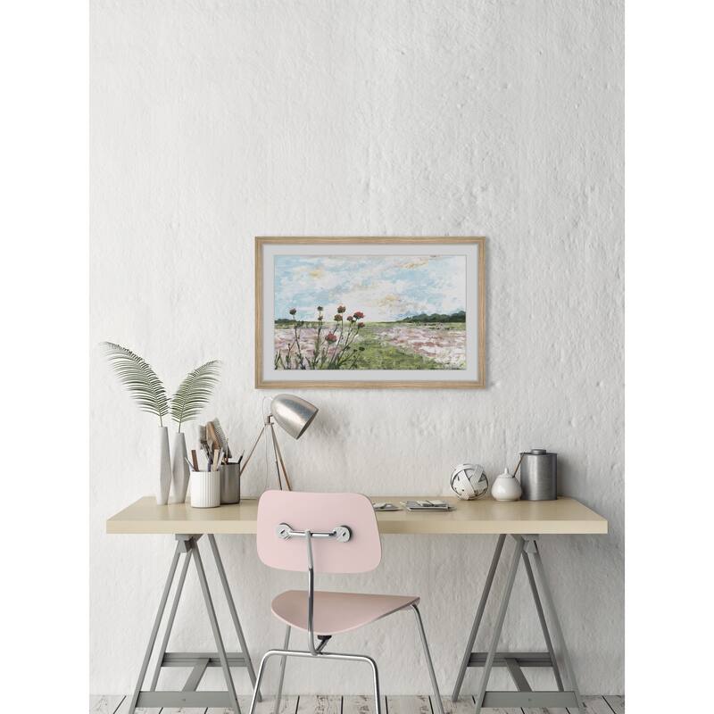 Serene Meadow Framed Print