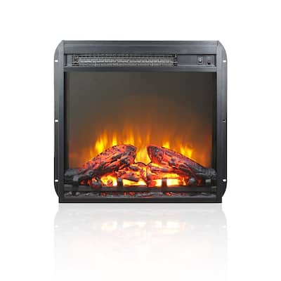 Electric Fireplace Heater Insert with Overheating Protection 1400W - 18 inch