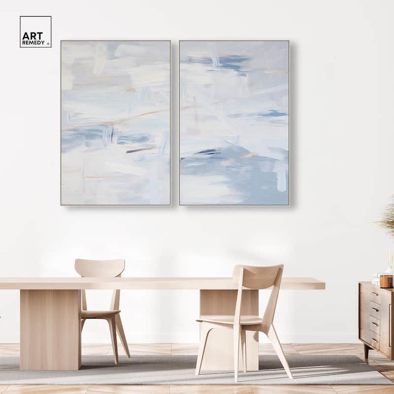 Frozen in Time I Canvas Set of 2 by Art Remedy