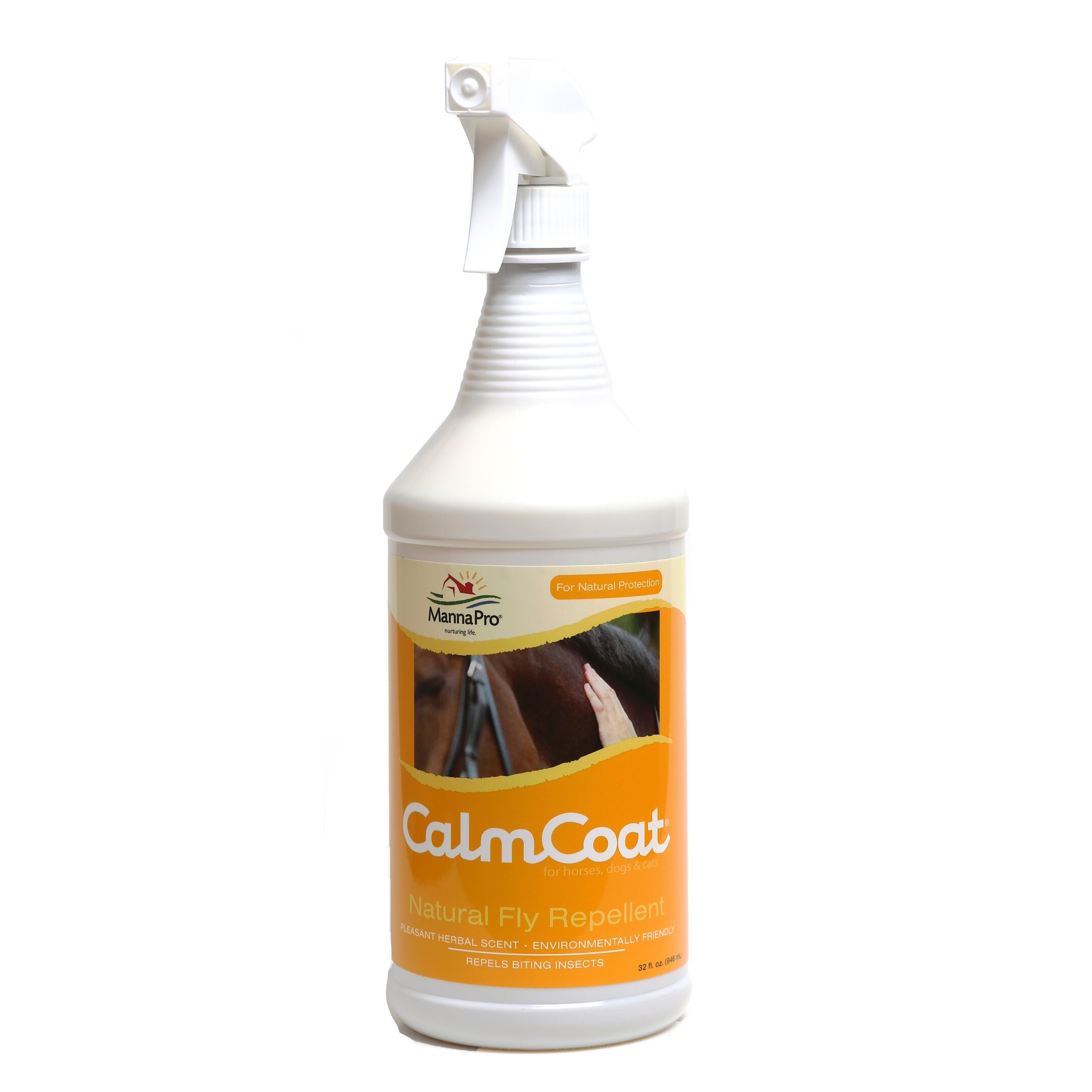 Shop Calm Coat Natural Fly Repellent For Dogs Cats Horses 32 Oz