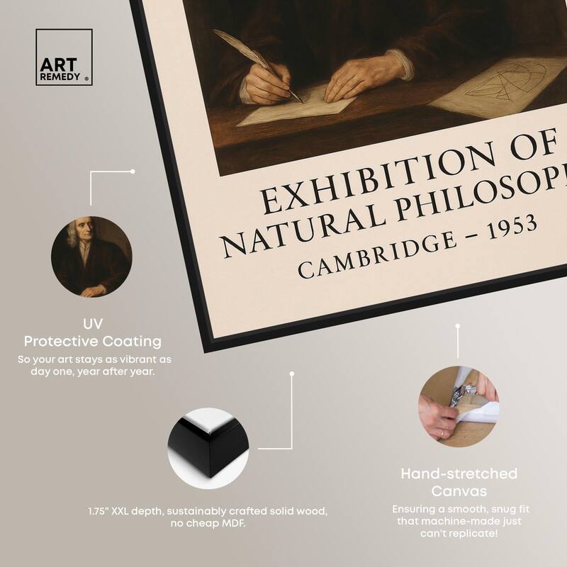 Newtonian Mind Canvas by Art Remedy