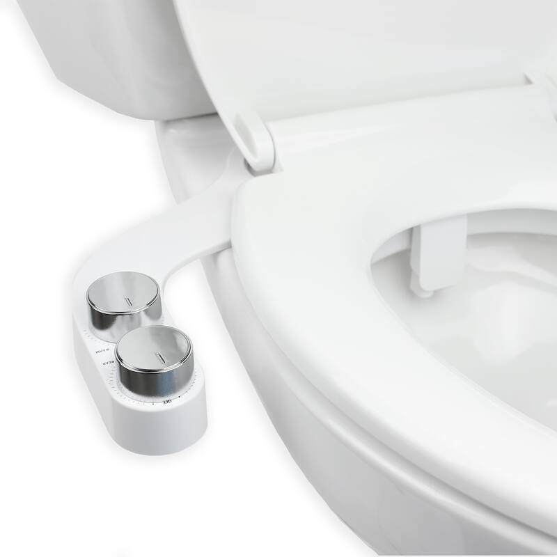 Brondell FreshSpa Comfort+ Bidet Attachment, Dual Temp, Dual Nozzles
