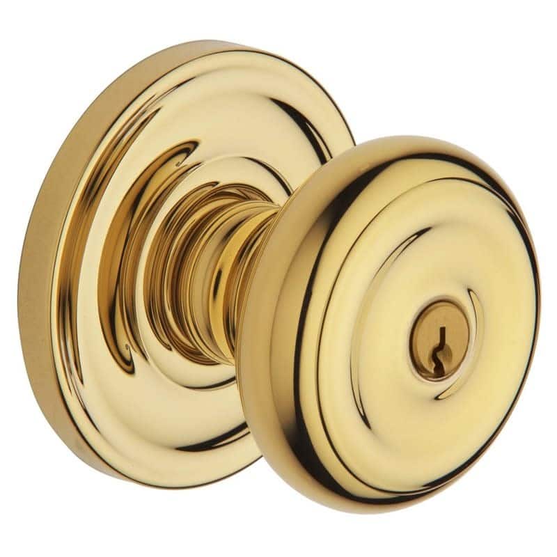 Baldwin Colonial Style Single Cylinder Keyed Entry Door Knob Set with