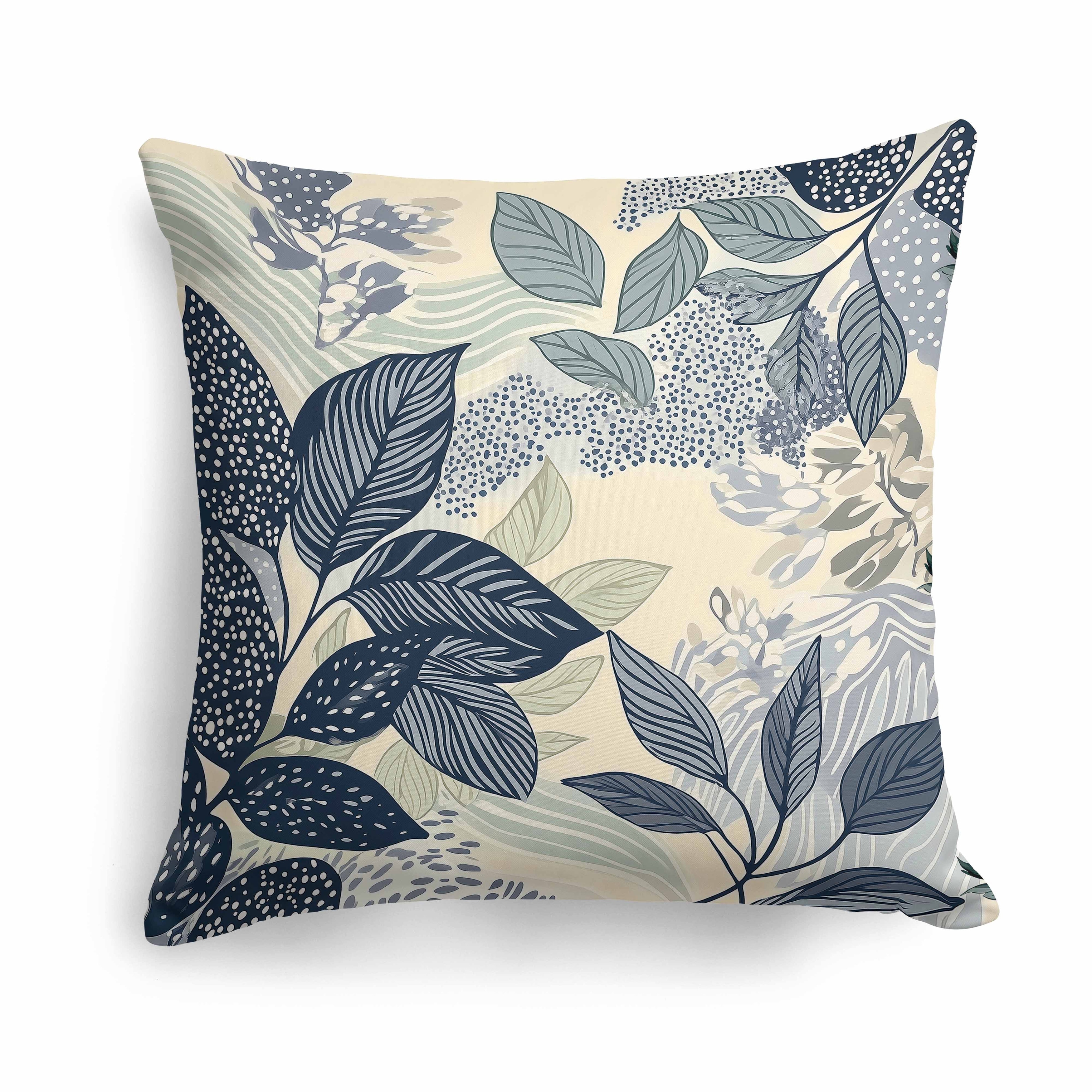 Reflective Leaves Indoor/Outdoor Pillow 16x16