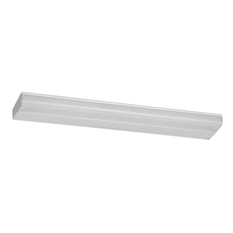 T5 Fluorescent 35-inch White Under Cabinet, White Polycarbonate Diffuser