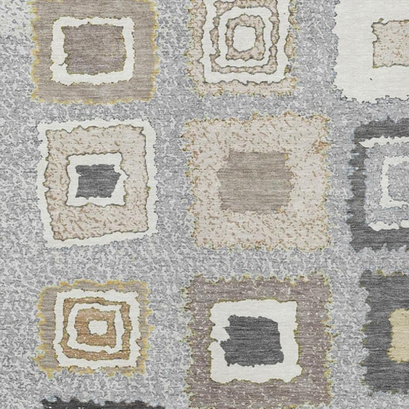 HomeRoots Geometric Transitional Rectangle Outdoor Rug