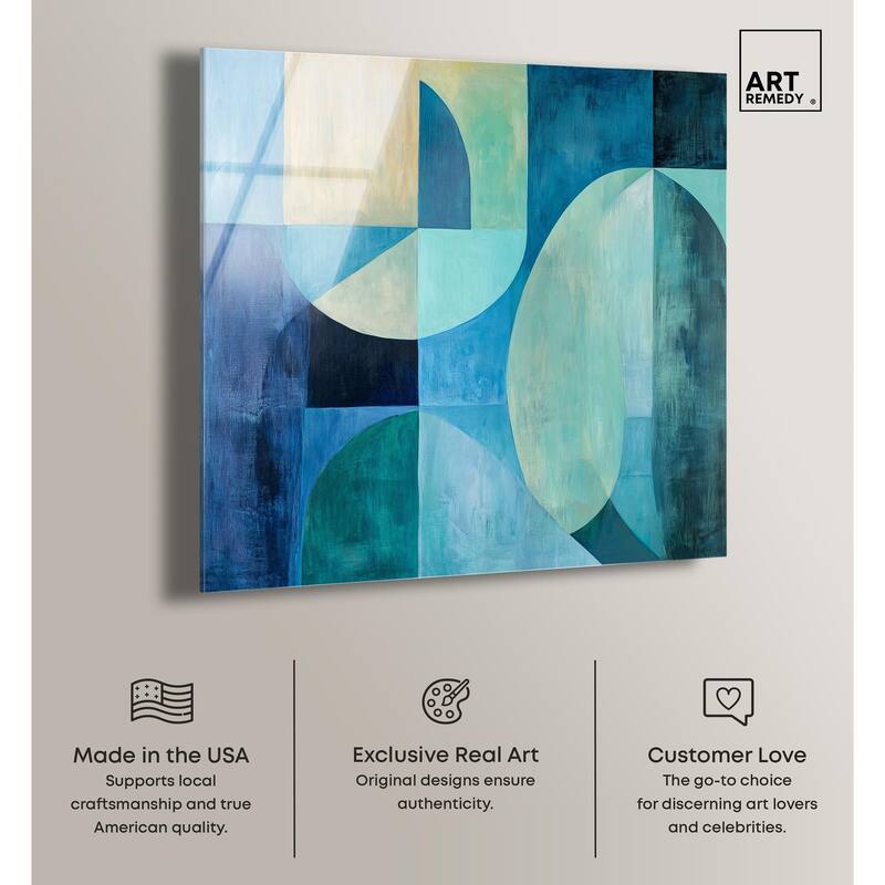 Color Blocks II Acrylic by Art Remedy, Ready to Hang