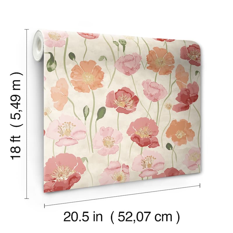 NuWallpaper Adelia Pastel Peel and Stick Wallpaper