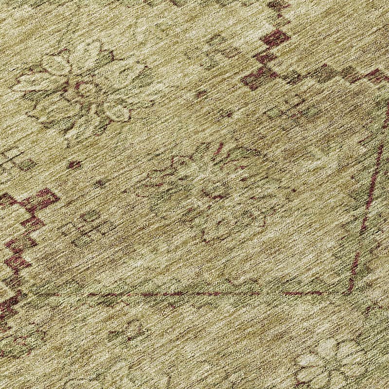 Machine Washable Indoor/ Outdoor Chantille Boho Global Rug