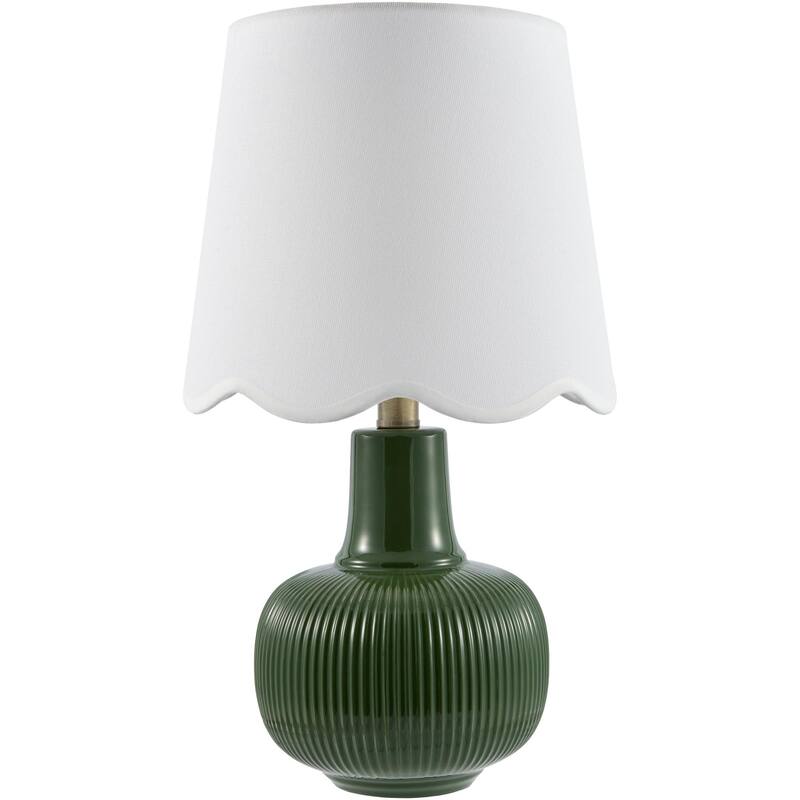 Livabliss Ormelle Traditional Accent Table Lamp - 19"H x 10"W x 10"D - Green