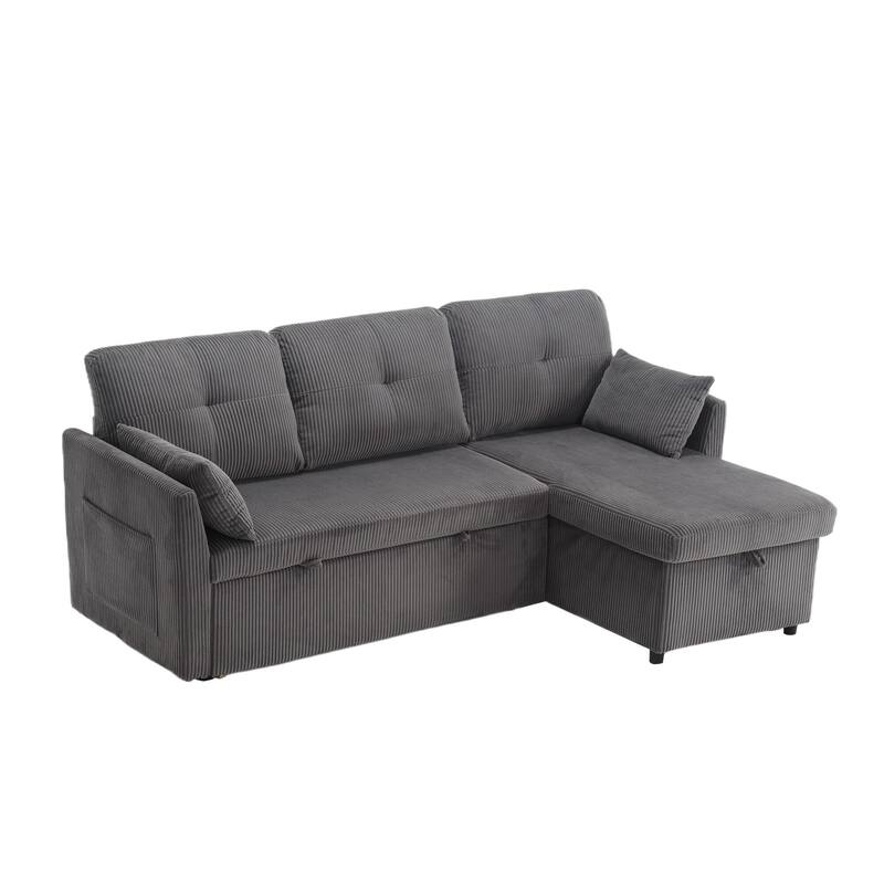 Modular Sectional Sofa L Shaped Modular Couch with Reversible Chaise