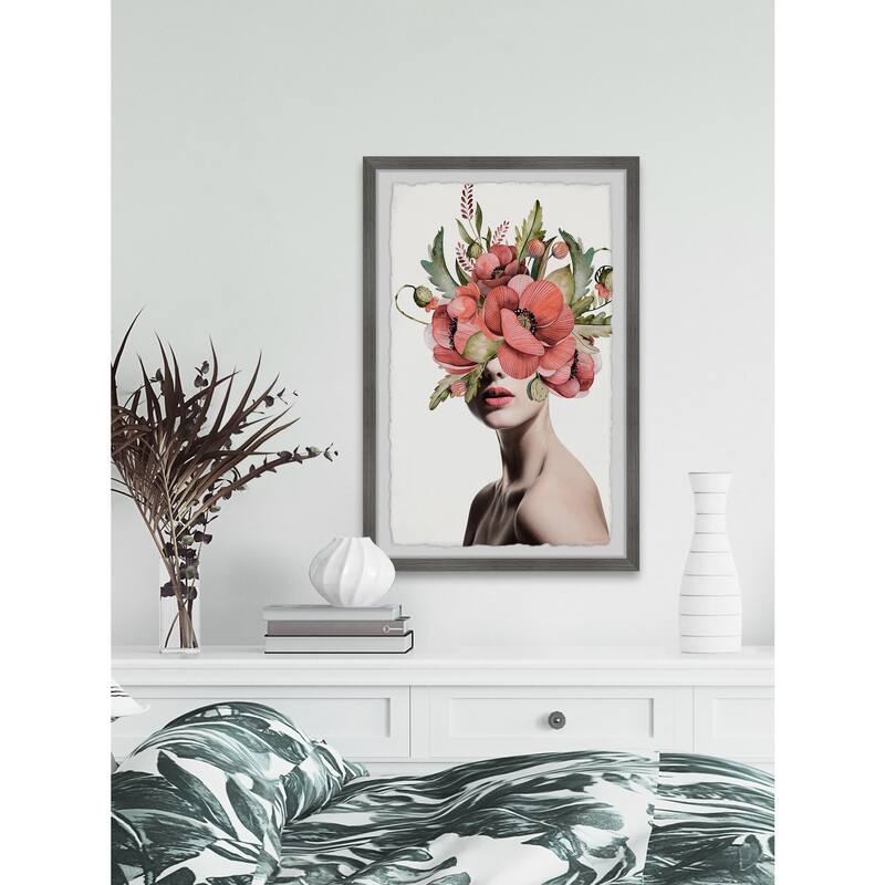 Elegant Beauty Framed Wall Art, Elegant Home Touch - Sophisticated Artwork for Refined Décor