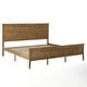 preview thumbnail 12 of 36, Solid Wood Platform Bed Frame with Headboard and Footboard