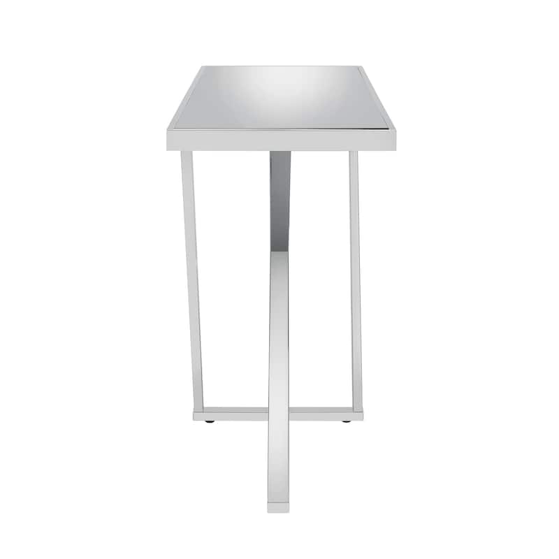 Marchat Glam Chrome 47-inch Mirror Top Sofa Table by Furniture of America