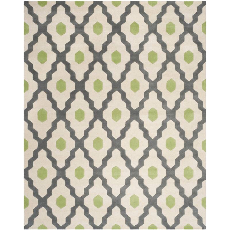 SAFAVIEH Handmade Chatham Sutapa Modern Moroccan Wool Rug