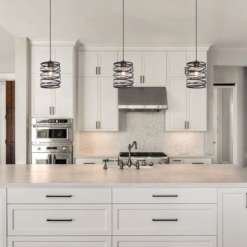 Modern Farmhouse 1-Light Pendant Light for the Kitchen Island Dining Room