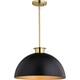 Option Matte Black / Satin Brass