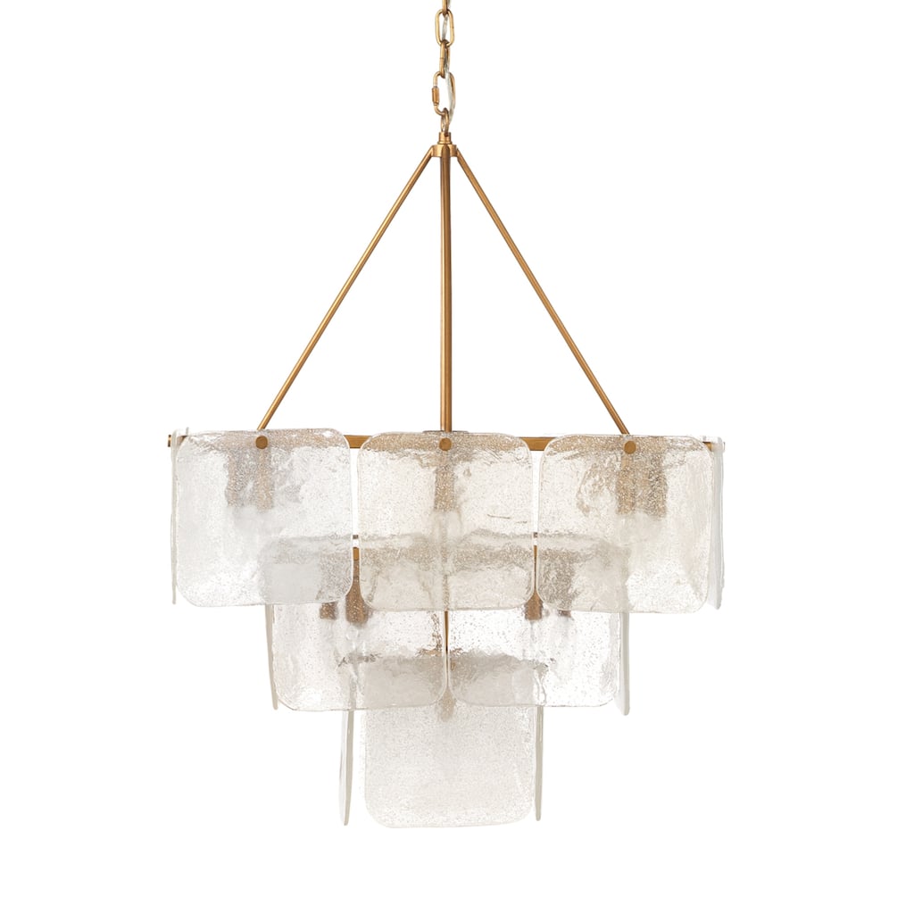 Jamie Young Perignon Three Tier Iron Chandelier