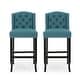 preview thumbnail 2 of 13, Foxwood Wingback Barstool (Set of 2) by Christopher Knight Home