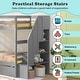 preview thumbnail 27 of 28, Costway Twin Over Twin Bunk Bed with Storage Stairs & Drawers - See Details