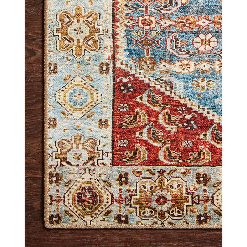 Alexander Home Dhanya Bohemian Border Distressed Area Rug