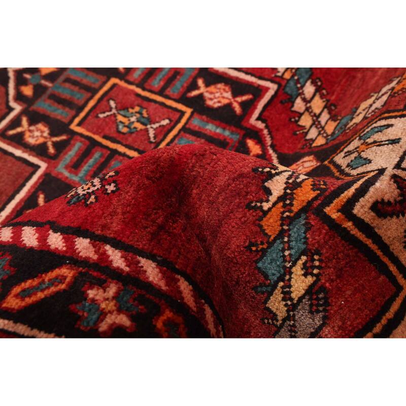 ECARPETGALLERY Hand-knotted Konya Anatolian Red Wool Rug - 3'1 x 14'4