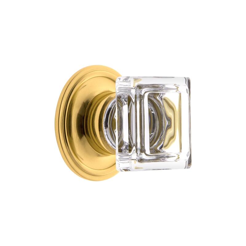 Grandeur CARR-CRYS-KNOB-GEO Carre 1-1/4" Square Crystal Cabinet Knob