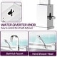 preview thumbnail 20 of 20, PROOX Deck Mount 3 Hole Roman Tub Faucet with Hand Shower