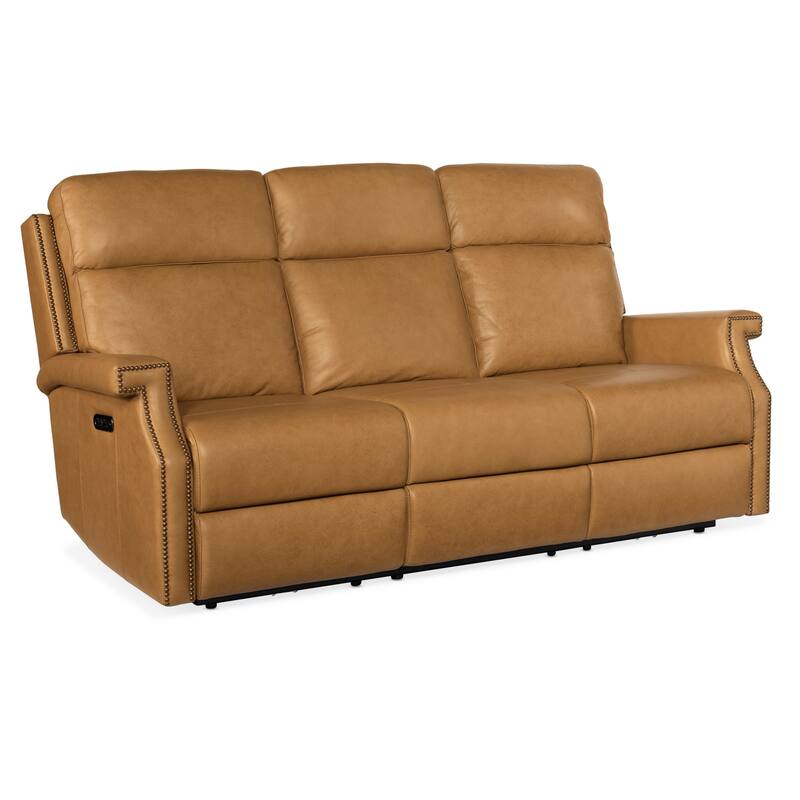 Hooker Furniture SS106-PHZ3 81" Wide Leather Sofa