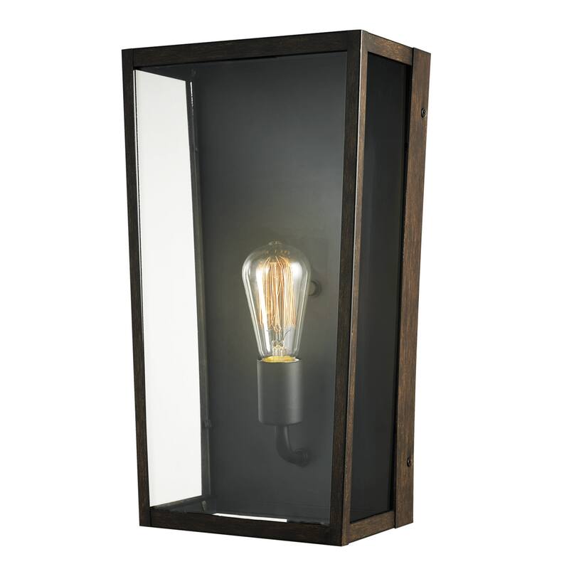 Bellevue GEWS52102 Skyward 16" Tall Outdoor Wall Sconce - Matte Black