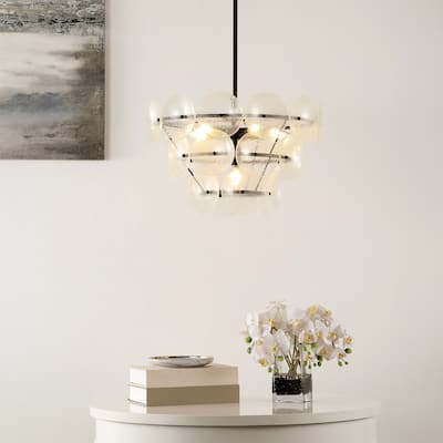 SAFAVIEH Lighting Landreth Chandelier - 21" W x 21" D x 17" H
