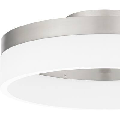 Cohen Integrated LED Brushed Nickel Flush Mount