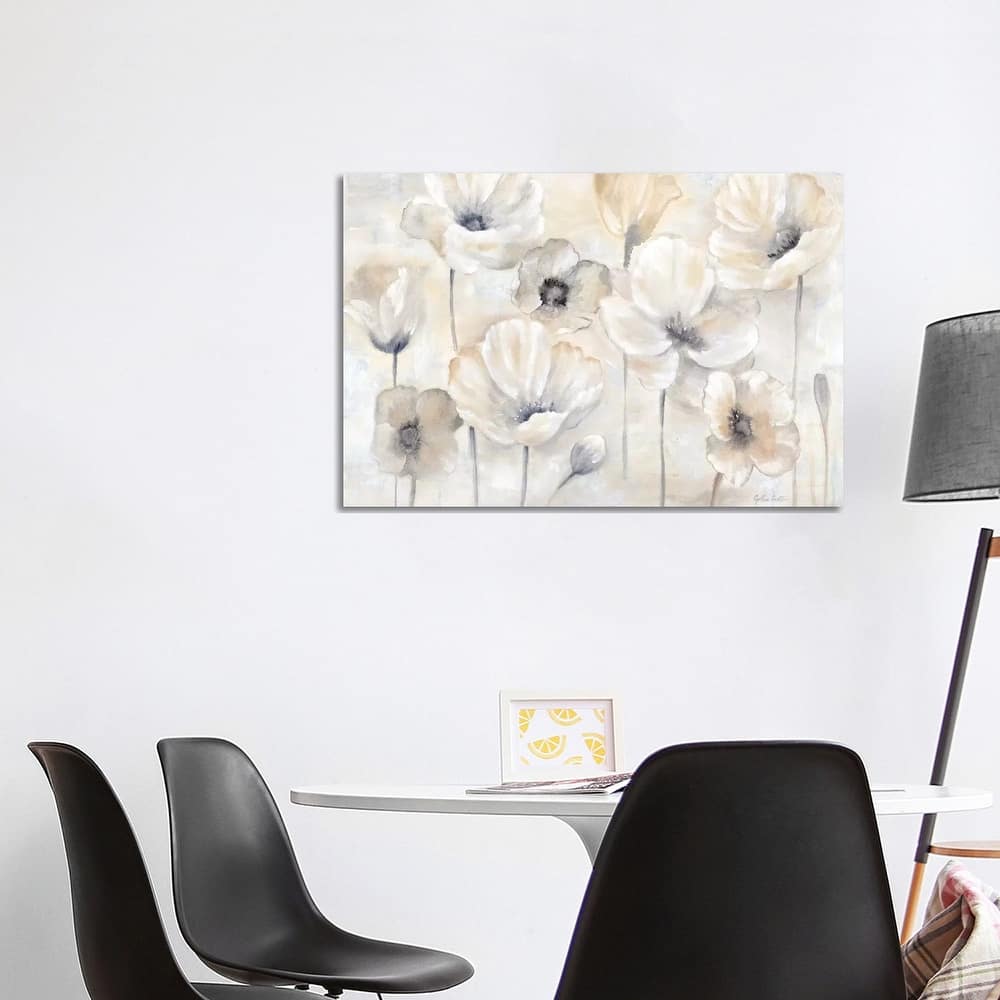 iCanvas "Gray Poppy Garden Landscape" by Cynthia Coulter Canvas Print