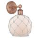 Option Antique Copper / White Glass with White Rope