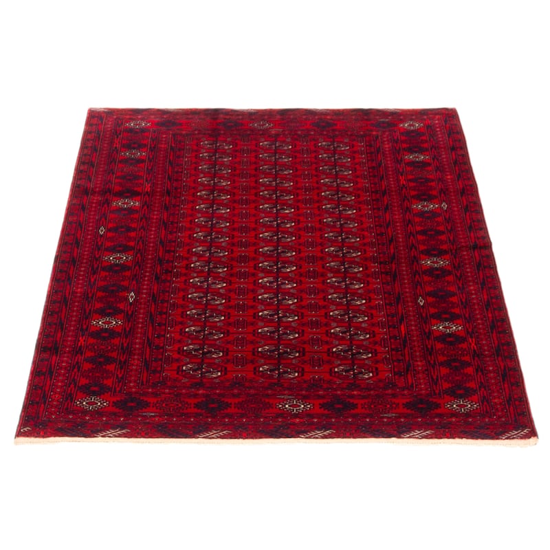 Teimani Red Rug 4'0" x 5'2" - 4'0 x 5'2