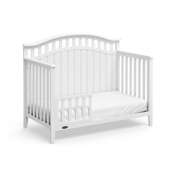 white crib toddler bed